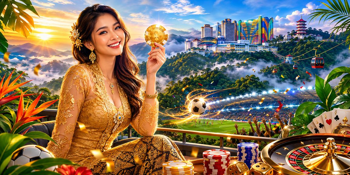 Suasana kasino Genting Highlands dengan pengalaman baccarat dalam talian melalui aplikasi 6900