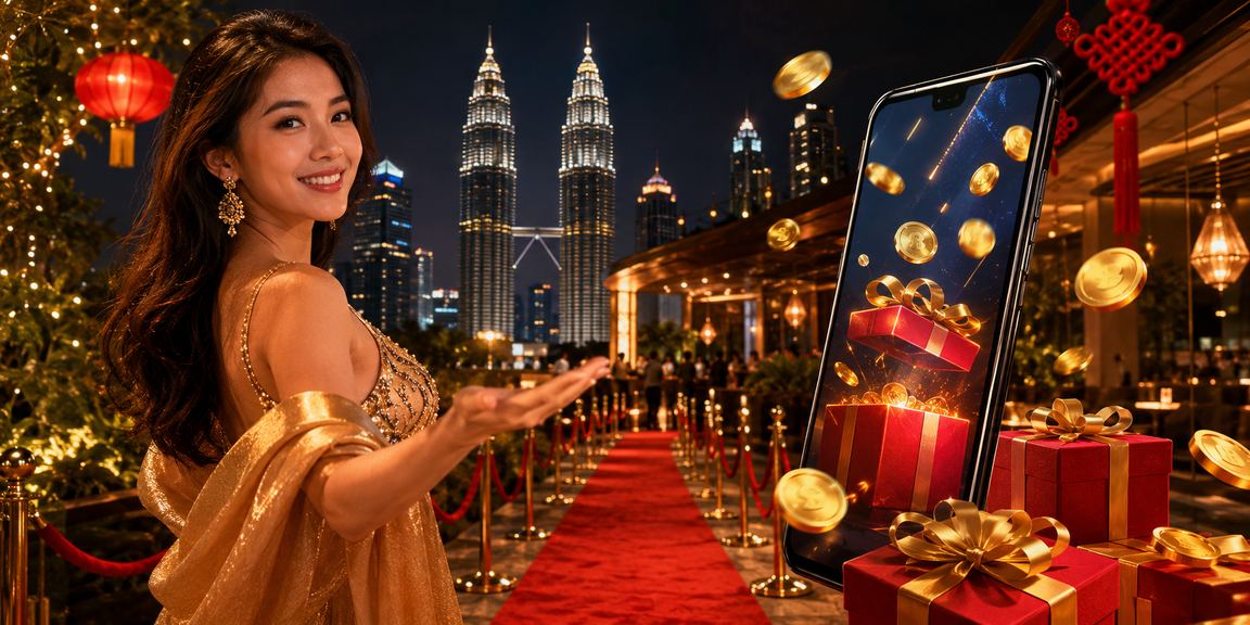 Pemain menikmati permainan slot mobile kasino di Kuala Lumpur