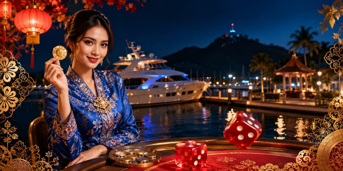 Pemain berbaju kurung di Langkawi menikmati permainan dadu jackpot di 6900
